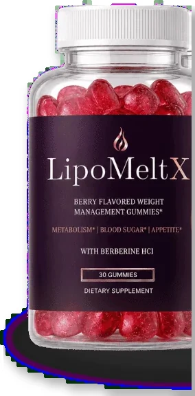 The featured LipoMeltX bottle shot